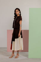 Brown Skirt Set - CiceroniSkirt SetTussah