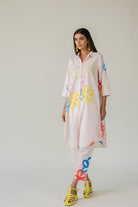 Bubble Bloom Buttondown Co - ord Set - CiceroniKurta Set, Everyday WearSilai Studio