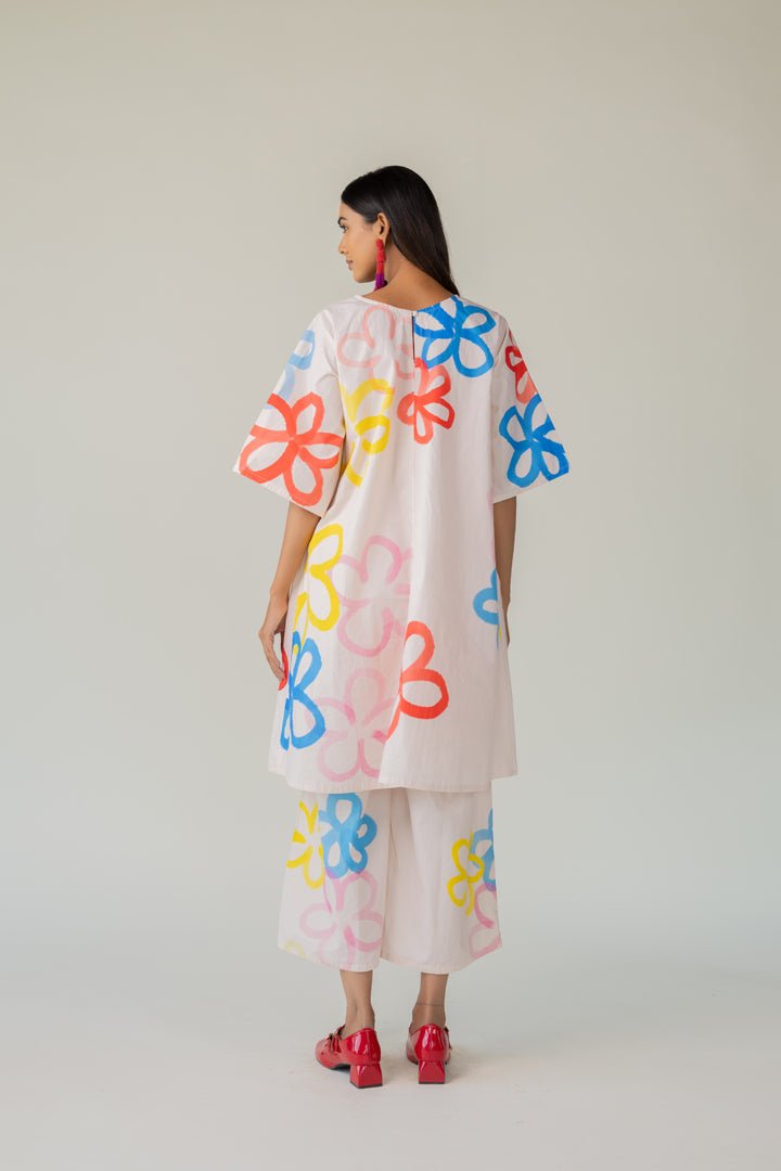 Bubble Bloom Embroidered Co - ord Set - CiceroniKurta Set, Everyday WearSilai Studio