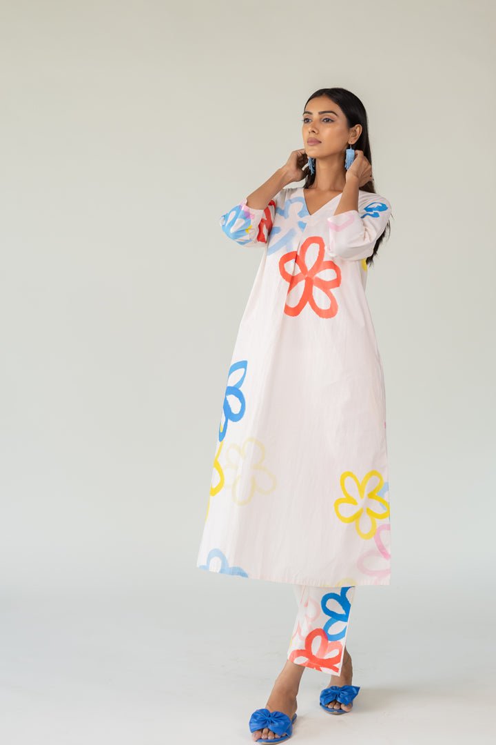 Bubble Bloom Kurta Co - ord Set - CiceroniKurta Set, Everyday WearSilai Studio