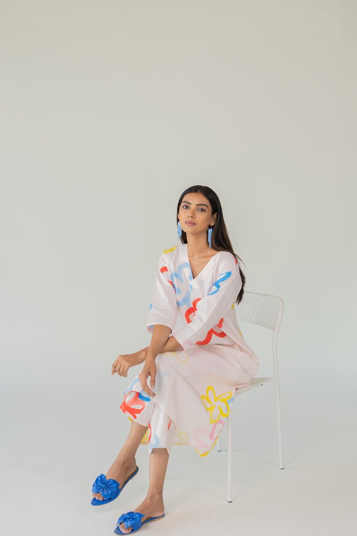 Bubble Bloom Kurta Co - ord Set - CiceroniKurta Set, Everyday WearSilai Studio