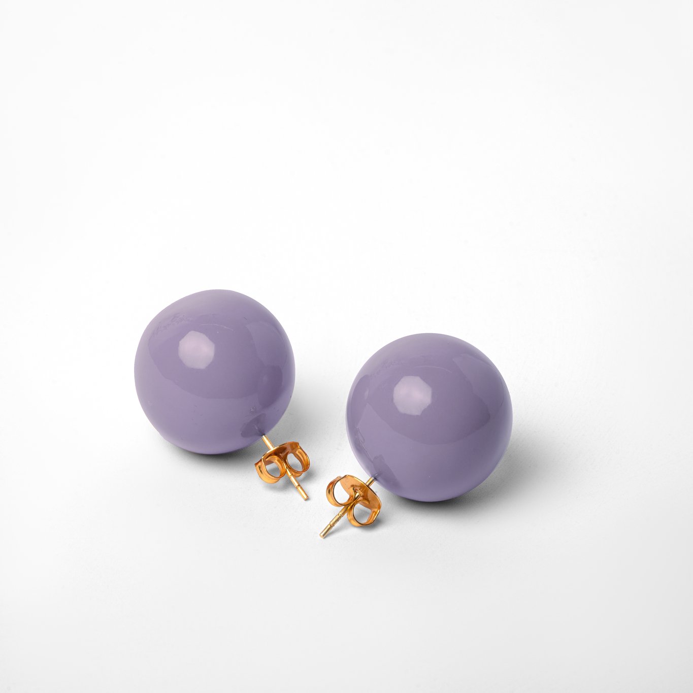 Bubble Studs - Mauve - CiceroniEarringsEquiivalence