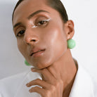 Bubble Studs - Mint - CiceroniEarringsEquiivalence