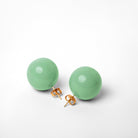 Bubble Studs - Mint - CiceroniEarringsEquiivalence