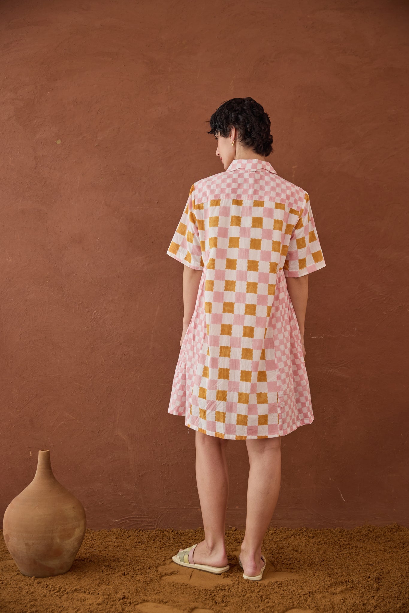 Bubblegum Shirt Dress - CiceroniDressesTaro