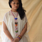 Bulbul Neckpiece - Blue - CiceroniNecklacePaulami