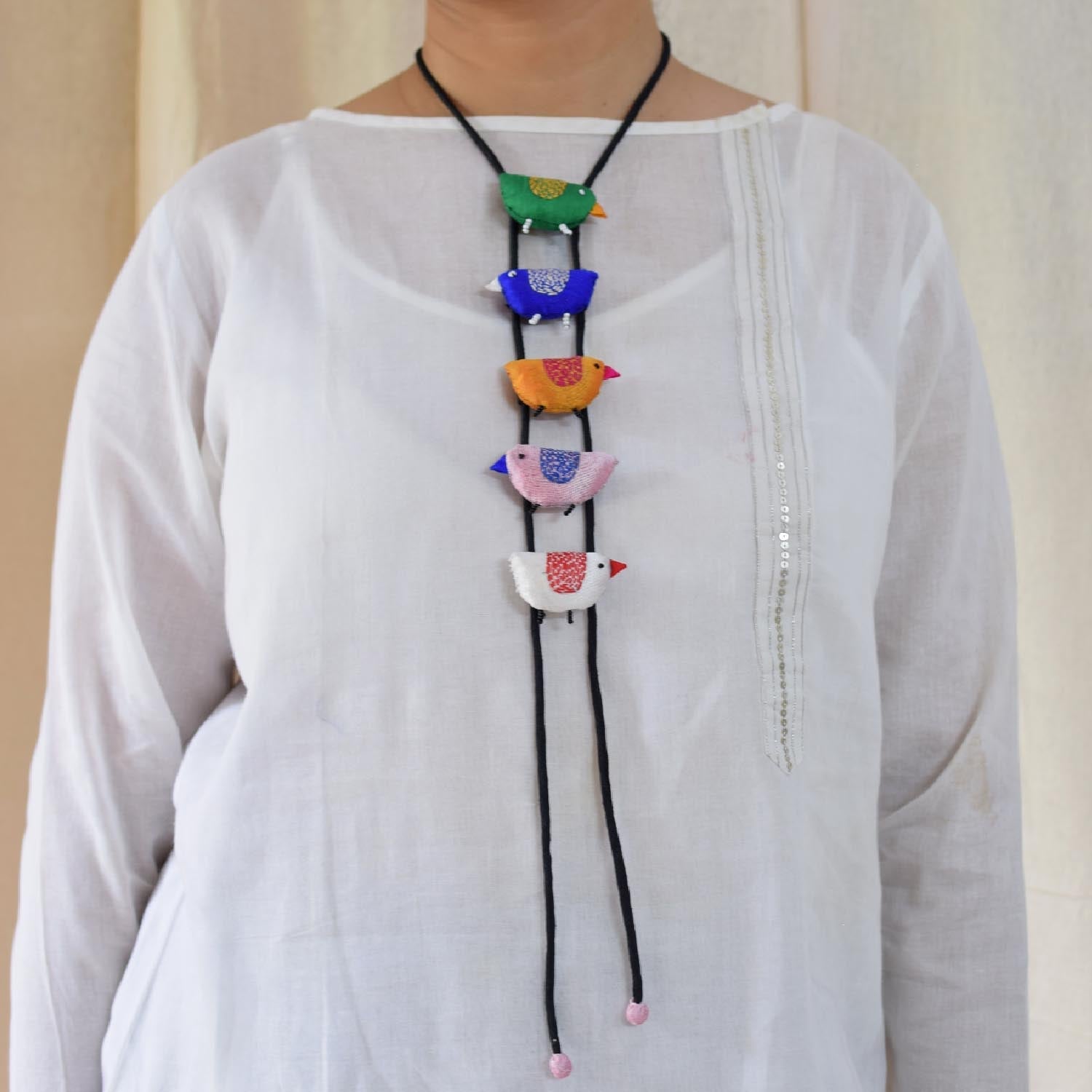 Bulbul Neckpiece - Green - CiceroniNecklacePaulami