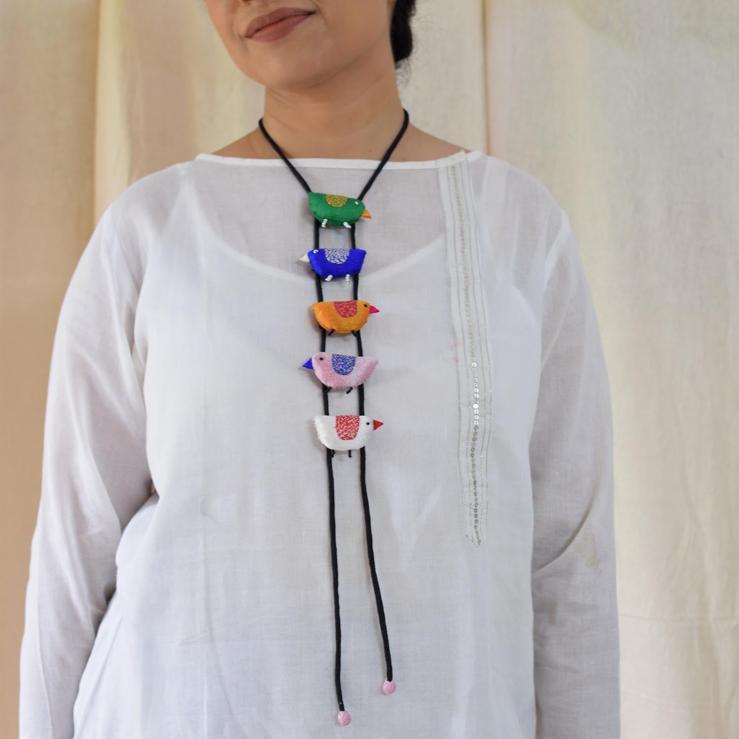 Bulbul Neckpiece - Green - CiceroniNecklacePaulami