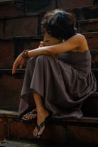 Burgundy Knot Flip Flops - Women - CiceroniFlatsSlomotion