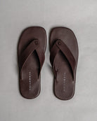Burgundy Knot Flip Flops - Women - CiceroniFlatsSlomotion