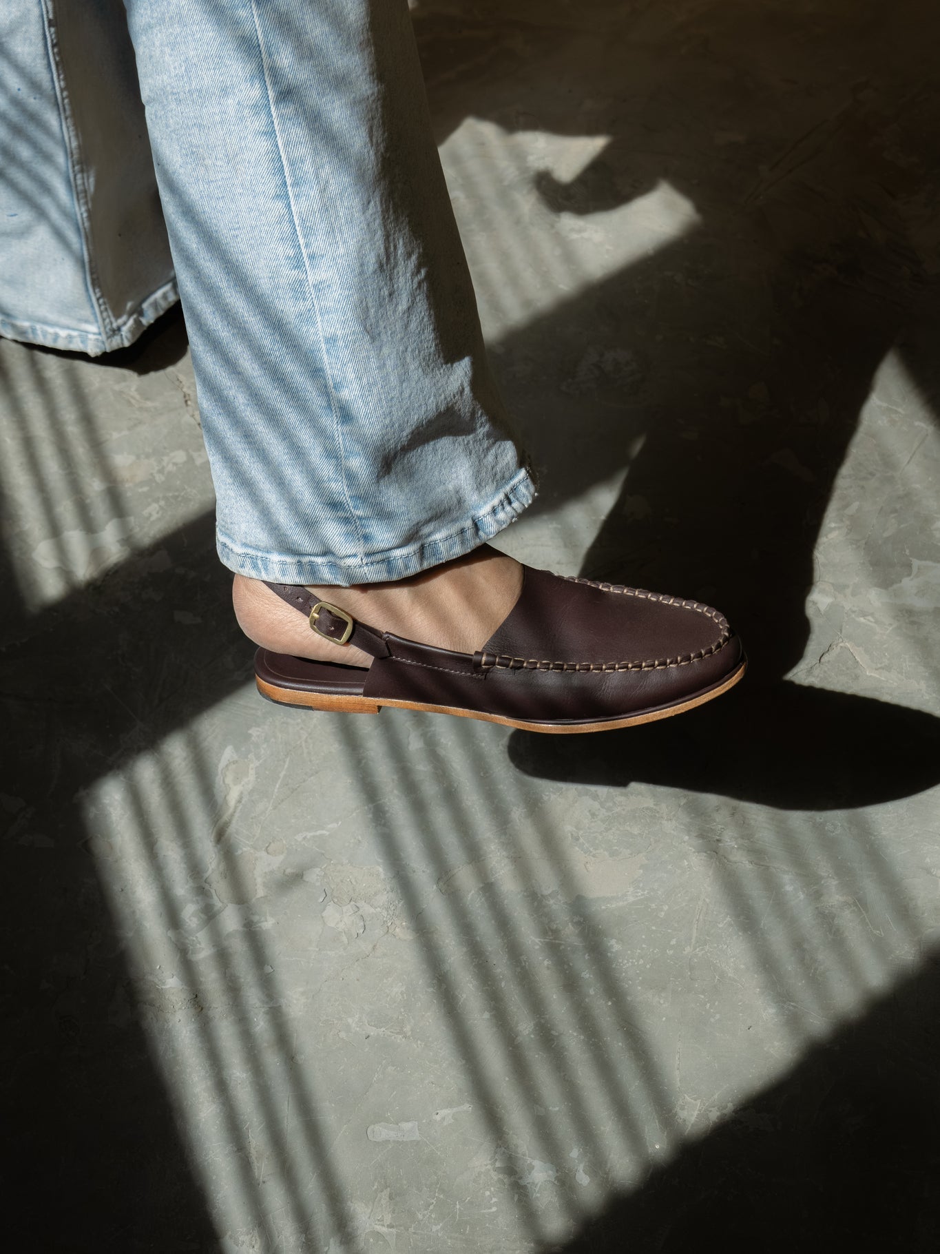 Burgundy Mule Loafers - Women - CiceroniSandalsSlomotion