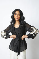 BW Reva - Blazer Wrap Top & Wide - Leg Pant - CiceroniCo - ord SetMadder Much
