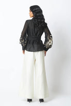 BW Reva - Blazer Wrap Top & Wide - Leg Pant - CiceroniCo - ord SetMadder Much