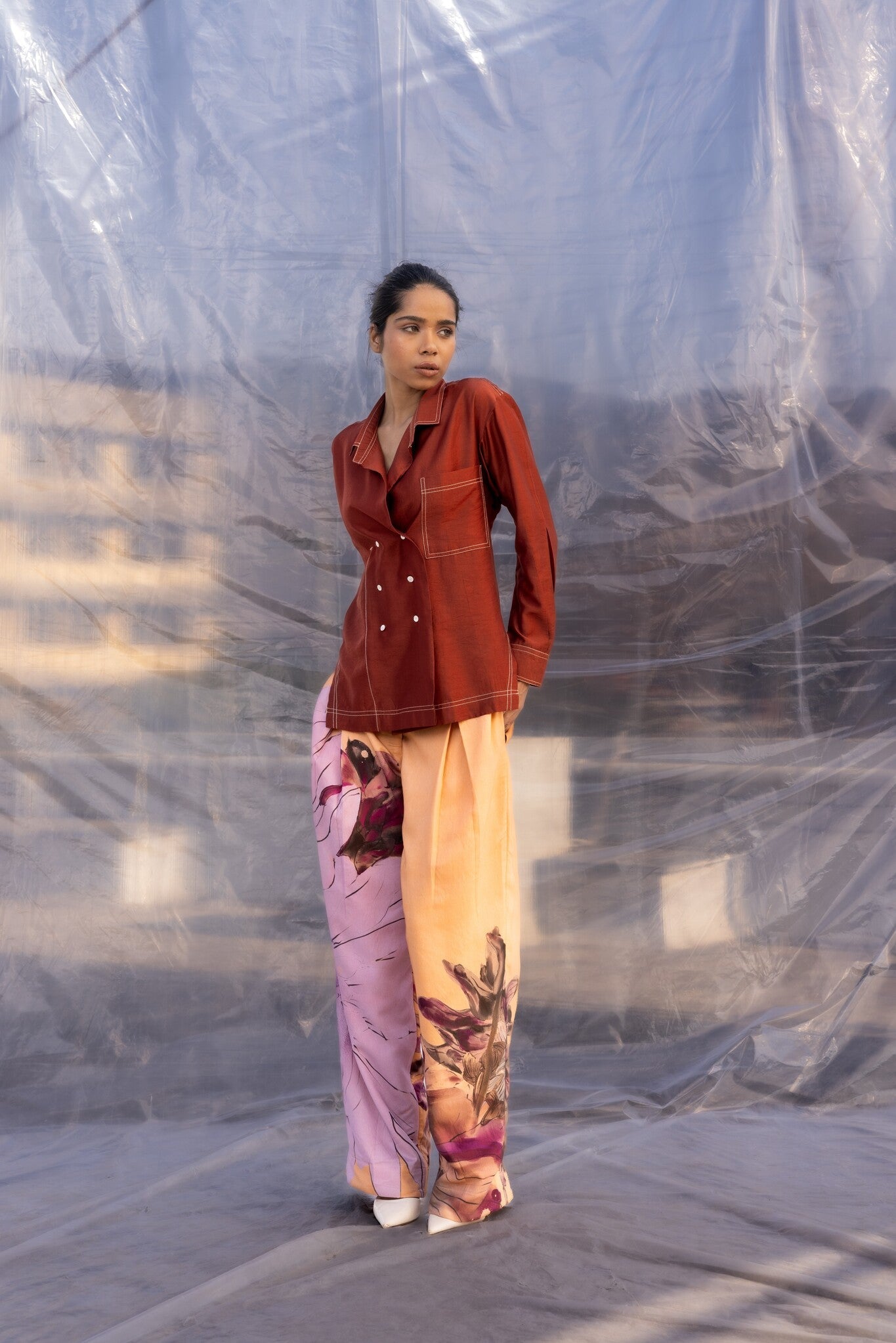 Caramel Peach Dahlia Set - CiceroniCo - ord SetBENNCH