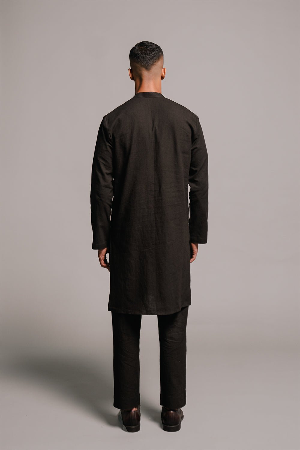 Carbon Co - Linen Men's Kurta - CiceroniKurta, Festive WearSaphed