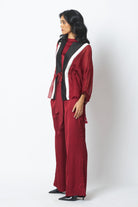 Carla - Sheer Tie - up Jacket & Pants - CiceroniCo - ord SetMadder Much