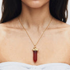Carnelian Pencil Pendant - CiceroniPendantUnbent