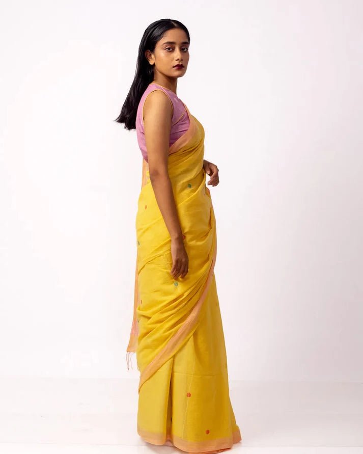 Carribean Sunrise Saree - CiceroniSareeGulmohar Calcutta