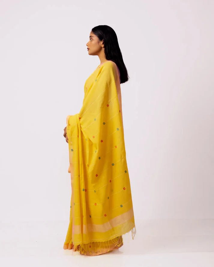 Carribean Sunrise Saree - CiceroniSareeGulmohar Calcutta