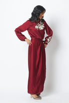 Cathy - One Piece Blouson Drape Skirt - CiceroniDressMadder Much