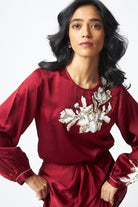 Cathy - One Piece Blouson Drape Skirt - CiceroniDressMadder Much