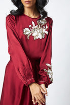 Cathy - One Piece Blouson Drape Skirt - CiceroniDressMadder Much