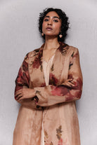 Cattleya Trench in Beige Set - CiceroniJacket SetSubbah