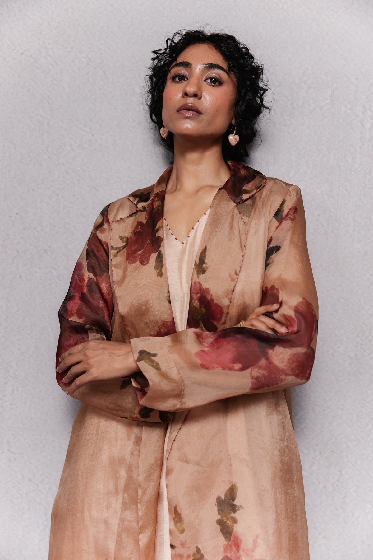 Cattleya Trench in Beige Set - CiceroniJacket SetSubbah