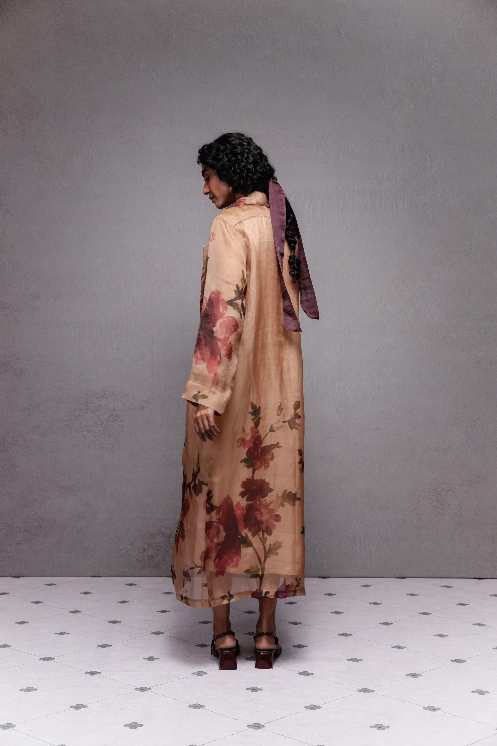 Cattleya Trench in Beige Set - CiceroniJacket SetSubbah