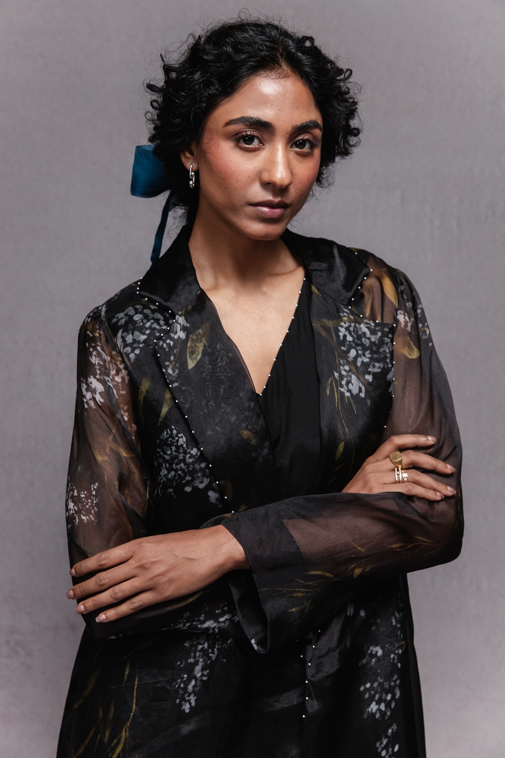 Cattleya Trench in Black Set - CiceroniJacket SetSubbah