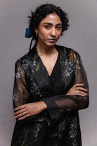 Cattleya Trench in Black Set - CiceroniJacket SetSubbah