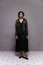 Cattleya Trench in Black Set - CiceroniJacket SetSubbah