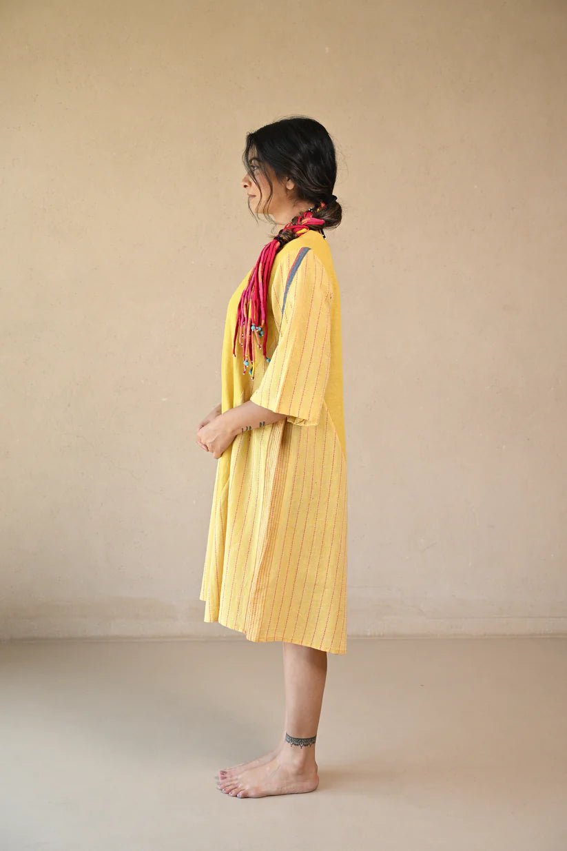 Cedar Dress - Sunny Yellow - CiceroniDressesRang by Rajvi