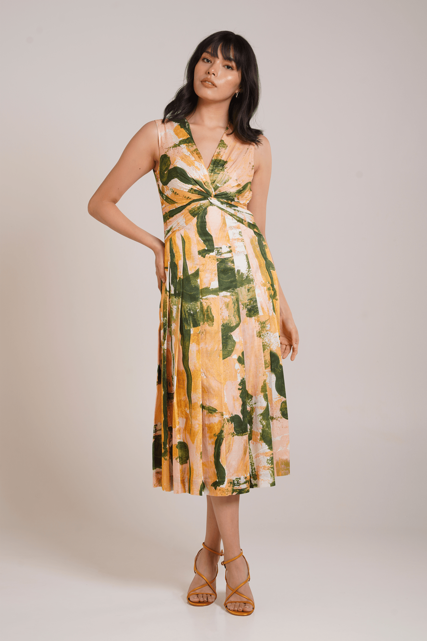 Ceri Pleated Dress - CiceroniDressesAdvait