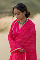 Cerise Kurta Set with Dupatta - CiceroniKurta Set, Everyday WearMaidaan