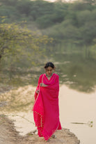 Cerise Kurta Set with Dupatta - CiceroniKurta Set, Everyday WearMaidaan