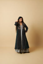 Chaand Raat Embroidered Kurta Set- Set of 3 - CiceroniKurta Set, Festive WearPants and Pajamas