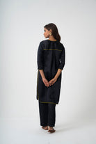 Chafa Bloom Black Set - CiceroniKurta Set, Everyday WearPrachi Kamat