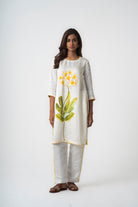 Chafa Bloom Ivory Set - CiceroniKurta Set, Everyday WearPrachi Kamat
