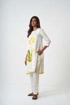 Chafa Bloom Ivory Set - CiceroniKurta Set, Everyday WearPrachi Kamat