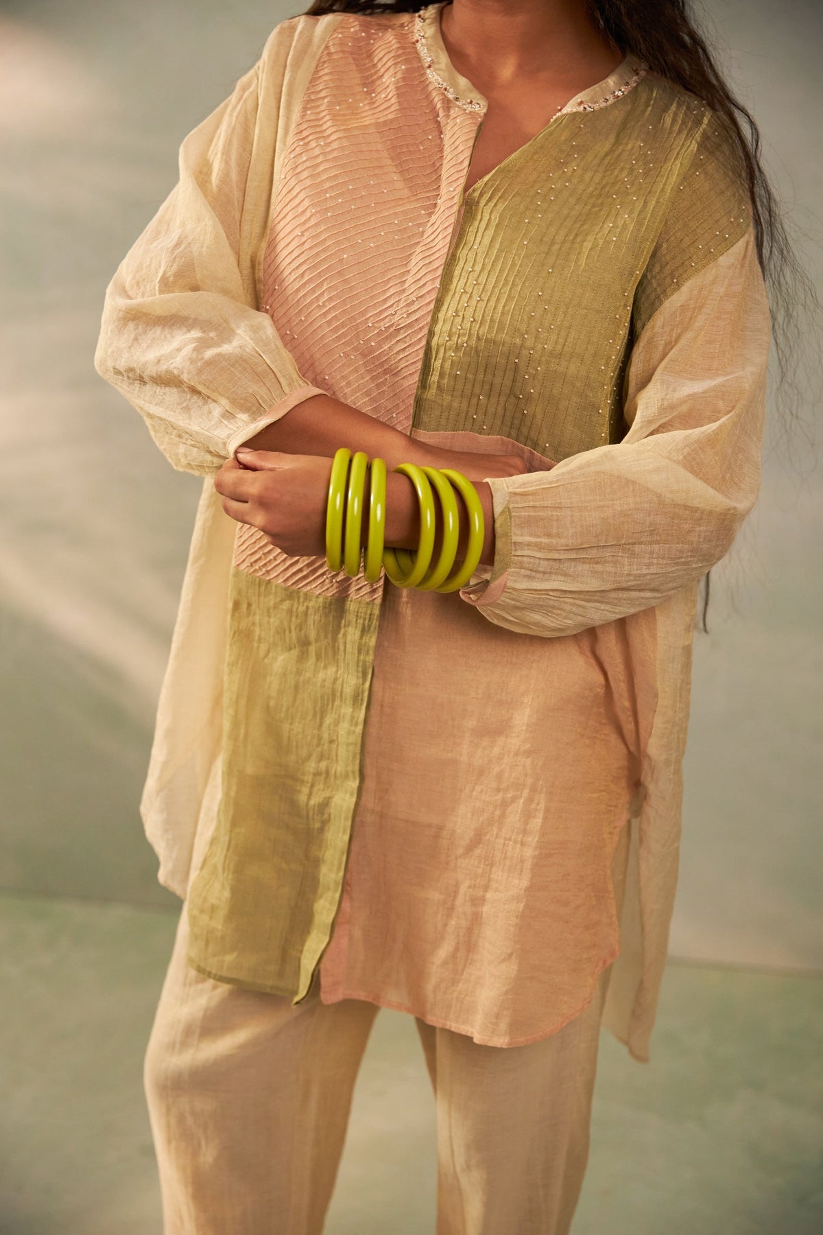 Chandni Chitki Embroidered Co-ord Set- Set of 2 - CiceroniCo-ord SetPants and Pajamas