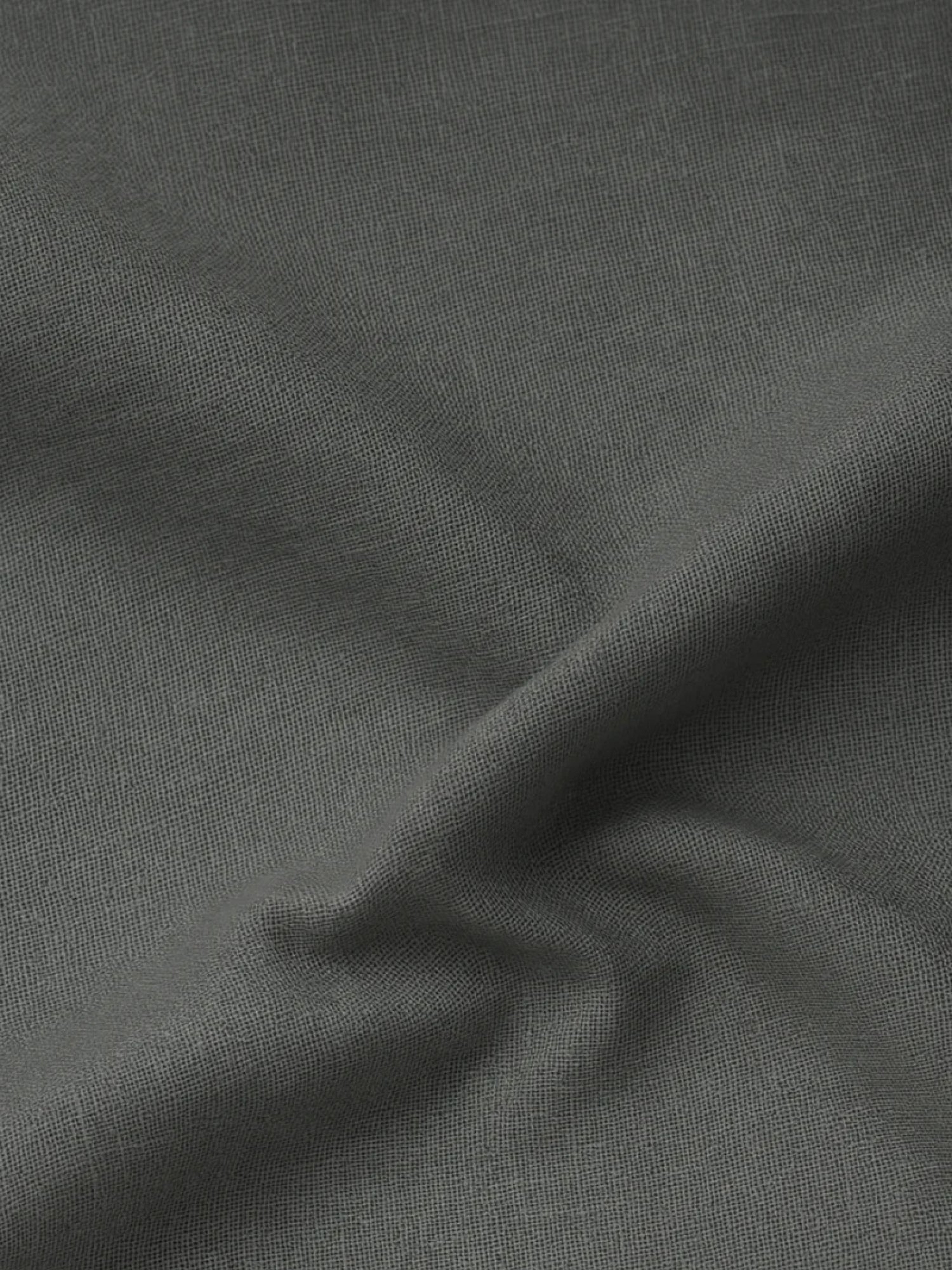 Charcoal Gray 100% Pure Linen Shirt - CiceroniMen Shirtsbhrāta