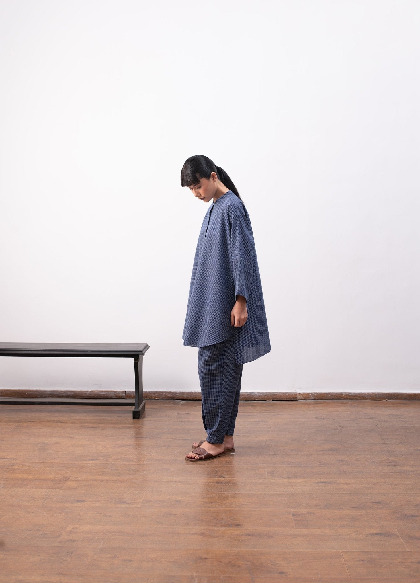 Charlotte Co - ord Set - Navy Blue - CiceroniKurta Set, Everyday WearHiranya