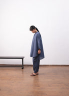 Charlotte Co - ord Set - Navy Blue - CiceroniKurta Set, Everyday WearHiranya