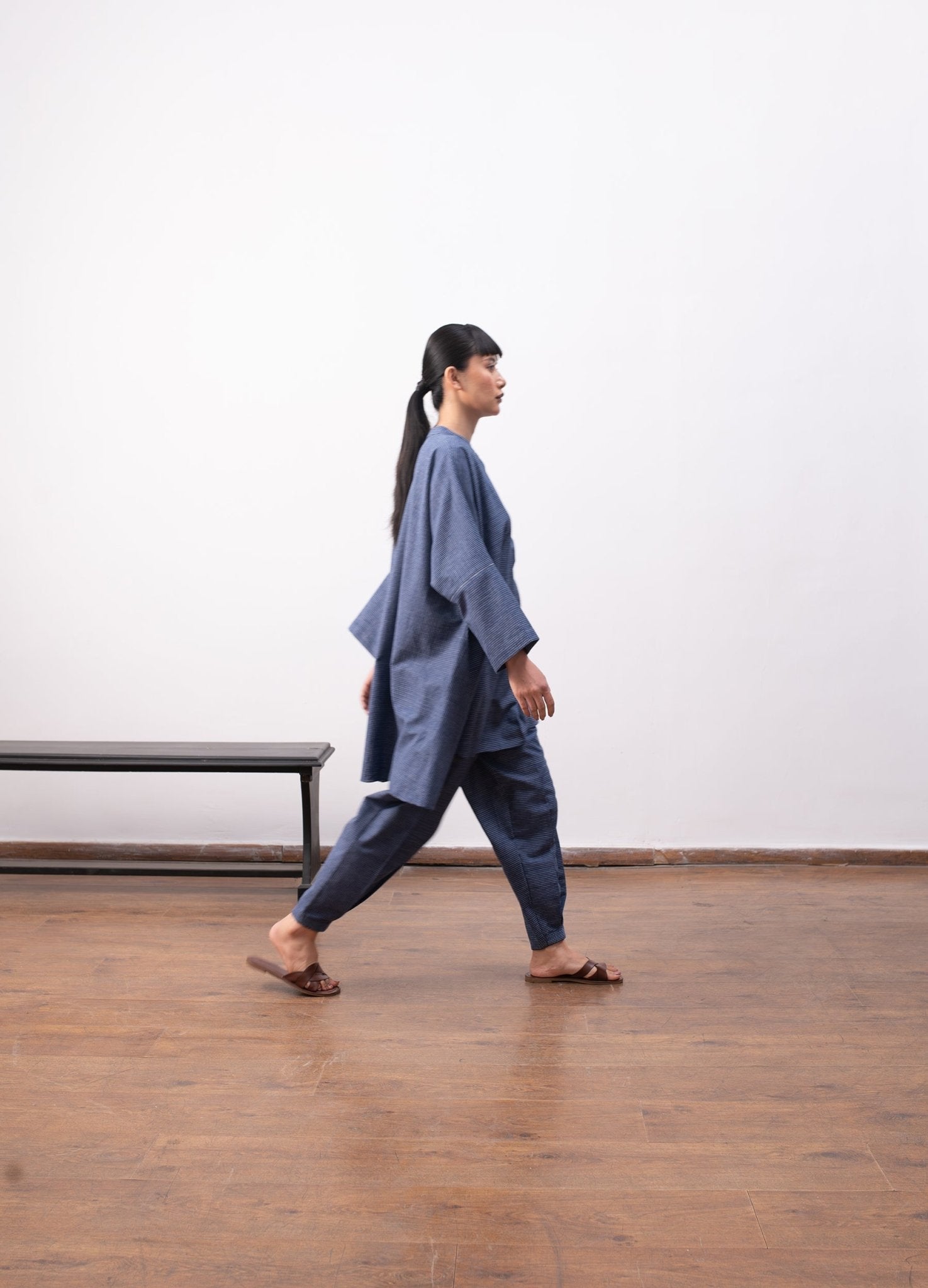 Charlotte Co - ord Set - Navy Blue - CiceroniKurta Set, Everyday WearHiranya