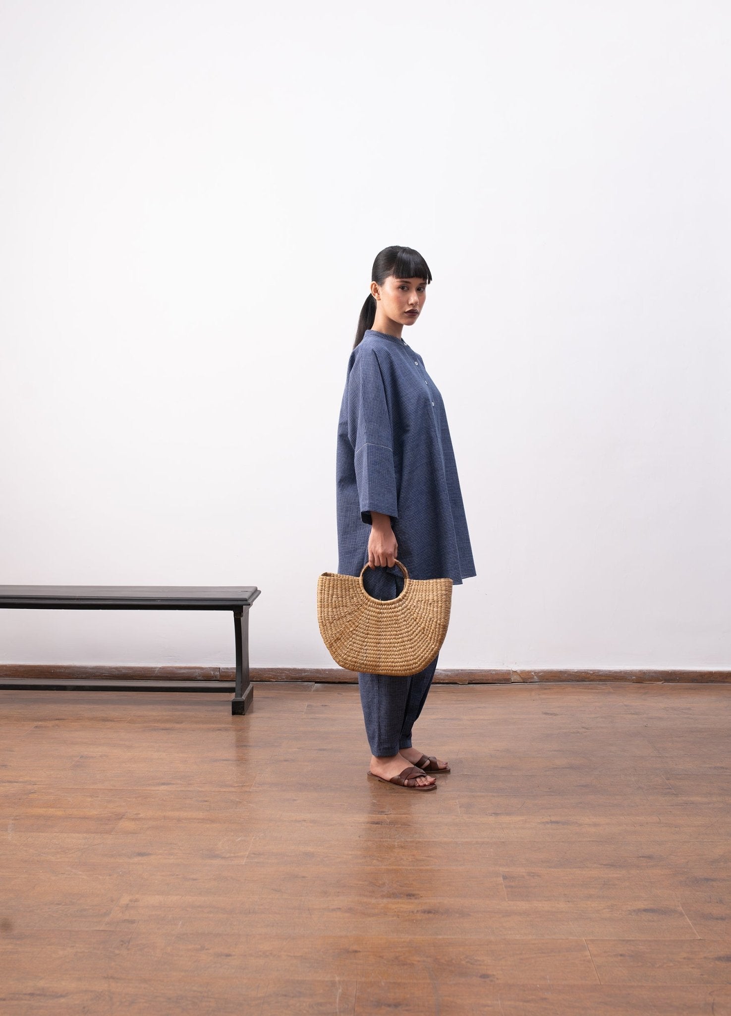 Charlotte Co - ord Set - Navy Blue - CiceroniKurta Set, Everyday WearHiranya