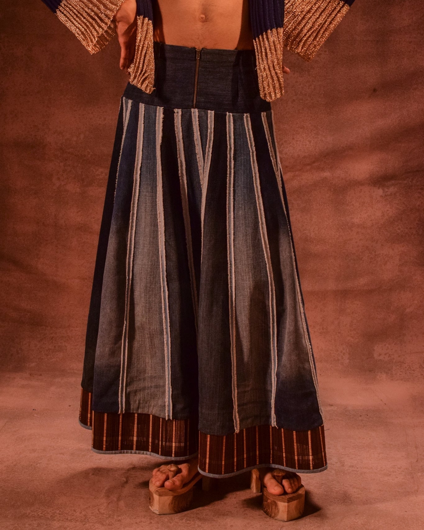 Chatai Panelled Skirt - CiceroniSkirtsAnam Husain