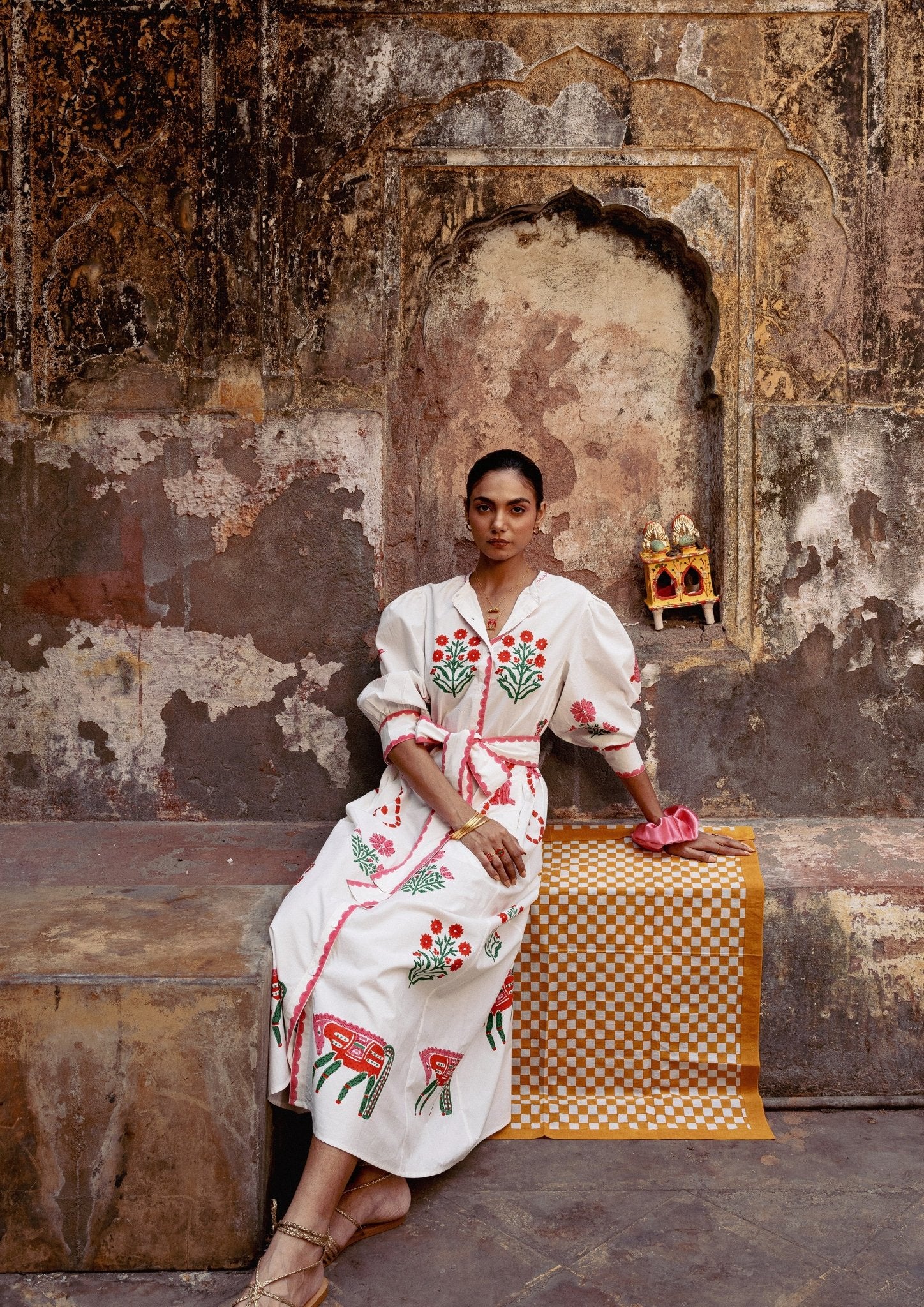 Chaupad Shirt Dress - Mix Print - CiceroniDressesThe Raw India