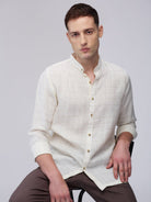 Check Shirt - 100% Linen - CiceroniMen Shirtsbhrāta