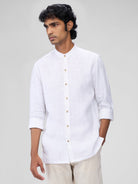 Check Shirt - 100% Linen - CiceroniMen Shirtsbhrāta